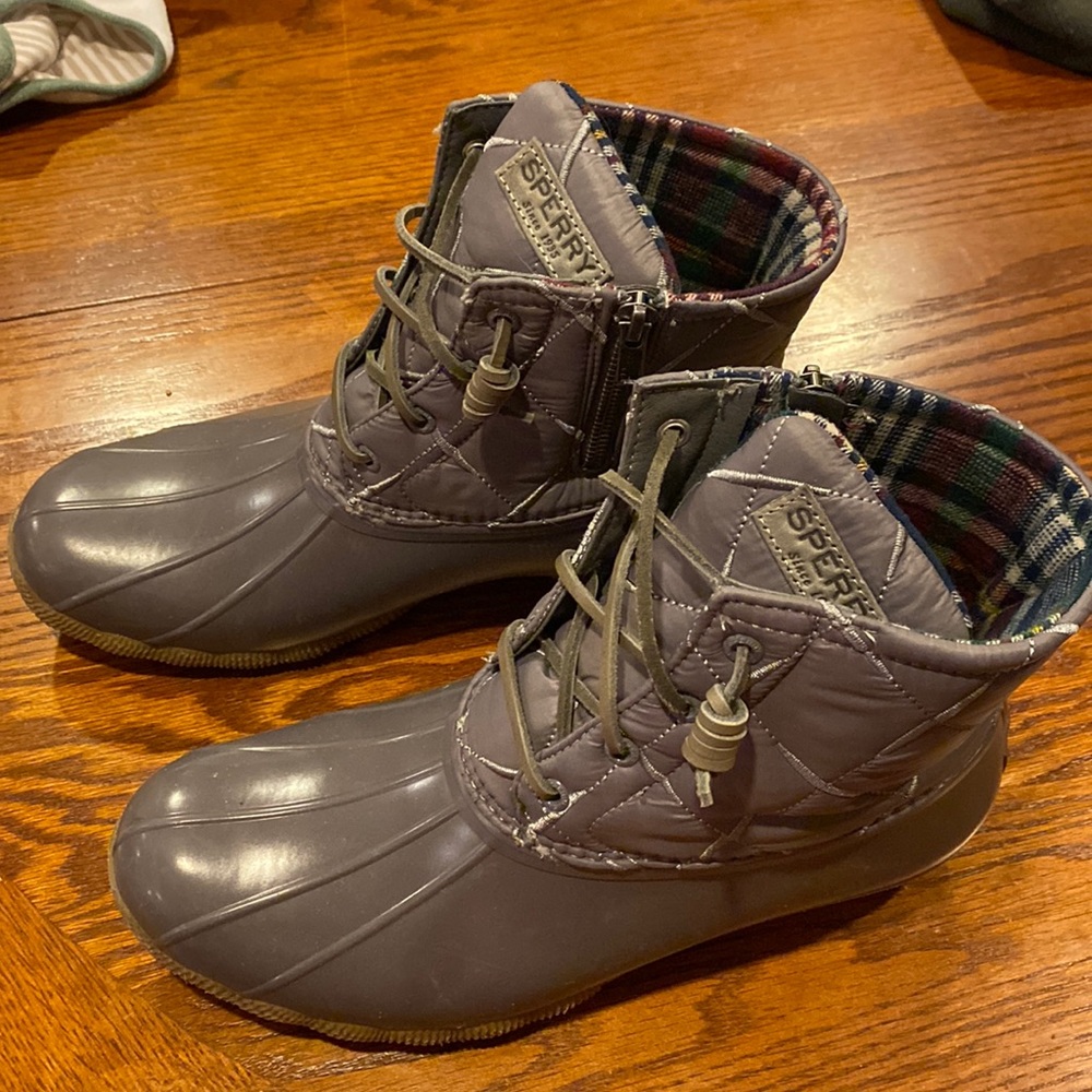 Sperry Duck Boots.